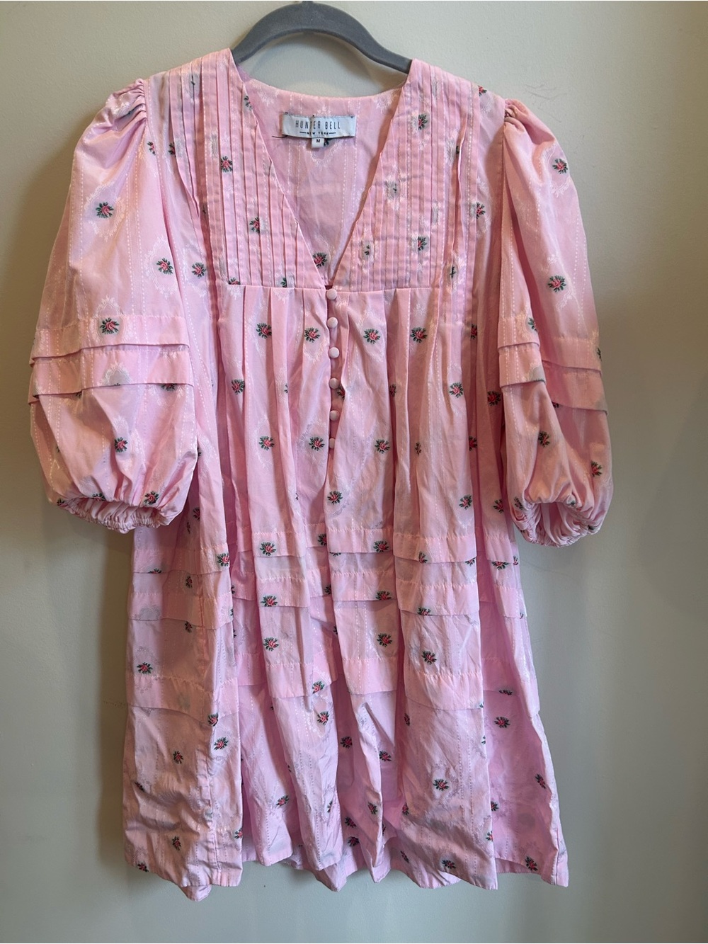 HUNTER BELL Jenkins Dress | Pink Blossom - Size M